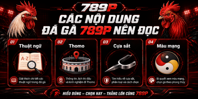 Đá Gà 789P – Thuật Ngữ, Cách Xem Trận Và Lưu Ý - qorin